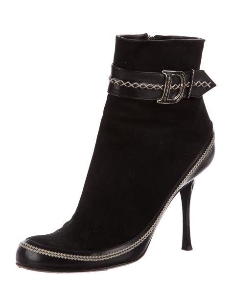 dior suede boots with lining|Dior women's designer boots.